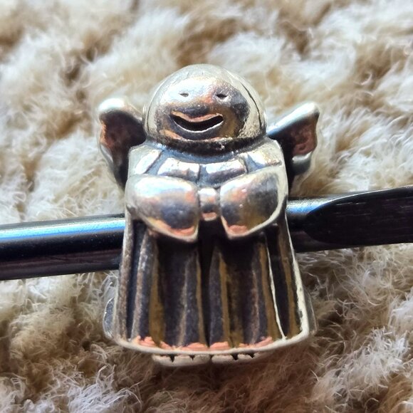 Winged Angel of Hope Charm Vintage Pandora in 925 Sterling Silver - Picture 5 of 7